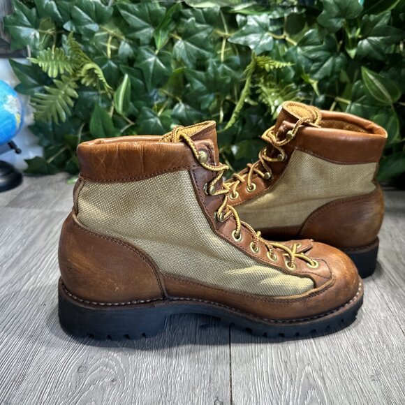 Vintage 1967 Danner & REI Men\'s Hiking Brown Leather Boots, Size 7  USA Made. main image 6